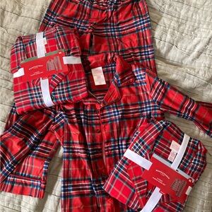 NWT not worn Plaid Holiday Matching Family Pajama Set - Wondershop™ Red MSRP $75